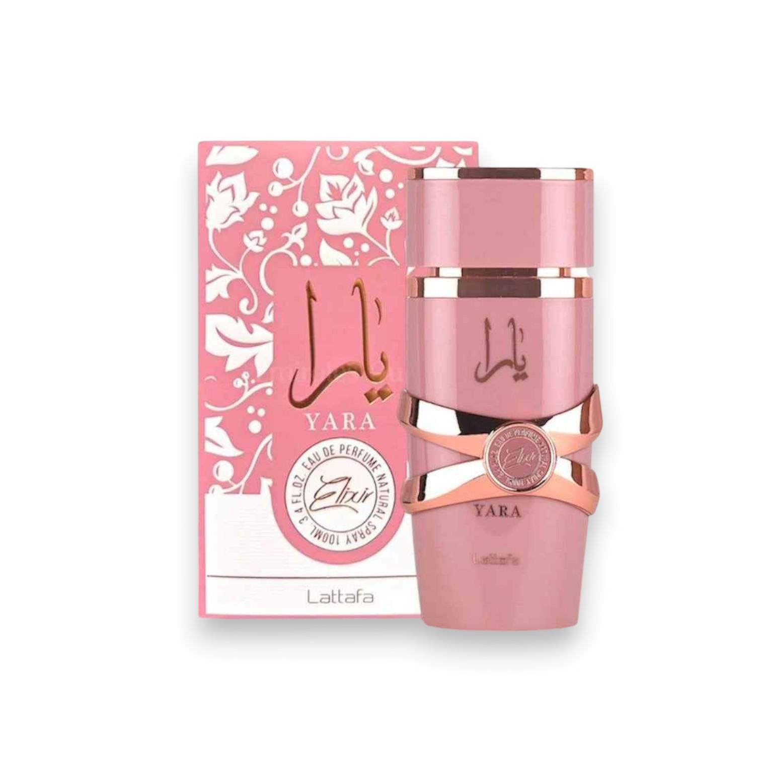 Lattafa Perfumes | Yara Elixir | Eau De Parfum | Unisex Fragrance | 100 ML | Strawberry S'mores - Black Currant & Vanilla Notes