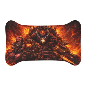 FireDinos Throne Pet Feeding Mat
