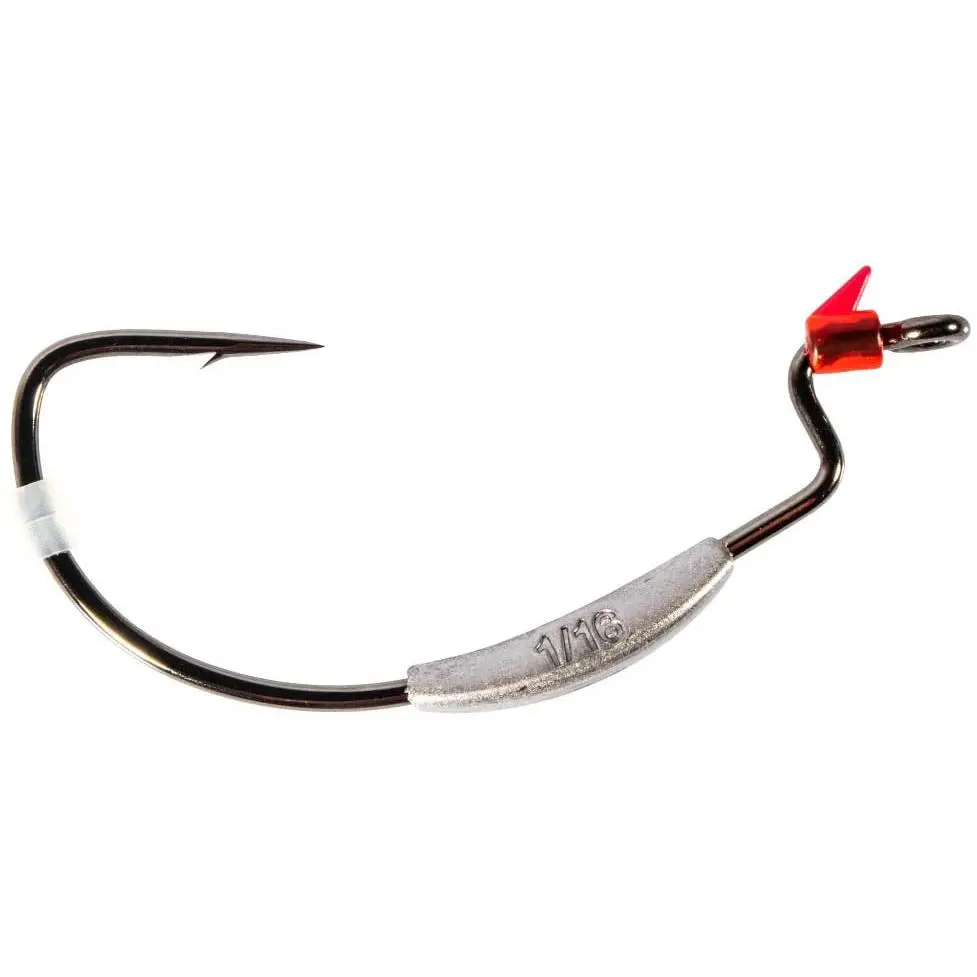 Z-Man ZWG Weighted Swimbait Hook - 3 Pack, Fishing Accessories, Fast Rig Setup, Multi-Size, Beaded Rigging, Artificial Lure, Secure Hold, Micro Swim Lure Terminal Tackle, Weight Embossing, Double-Tapered, Plastic Keeper