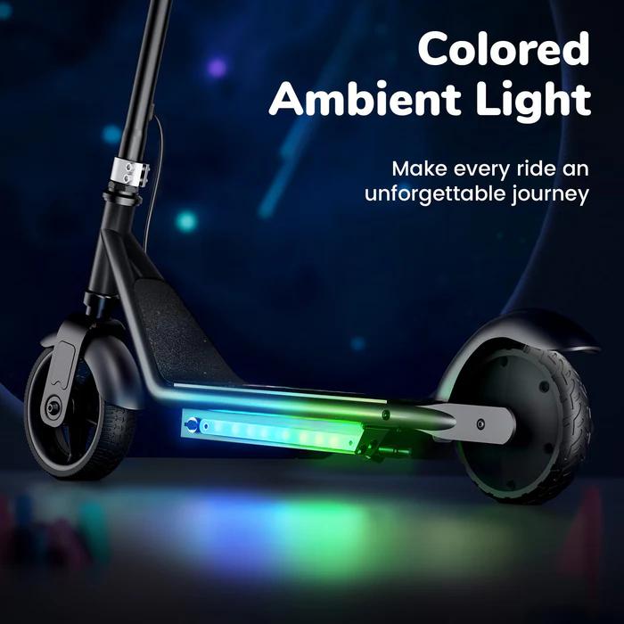 【Christmas Gifts】Electric Scooter for Kids, 10 MPH Top Speed,15 Miles Range, 2 Speed Modes, Disc Brakes, UL Lithium Battery, Aluminum Alloy Frame,5-Inch Flash Wheels Foldable Electric Scooter forAges 6-14 Convenience Safety 【Christmas Gifts】Electric Scooter for Kids, 10 MPH Top Speed,15 Miles Range, 2 Speed Modes, Disc Brakes, UL Lithium Battery, Aluminum Alloy Frame,5-Inch Flash Wheels Foldable Electric Scooter forAges 6-14 Convenience Safety