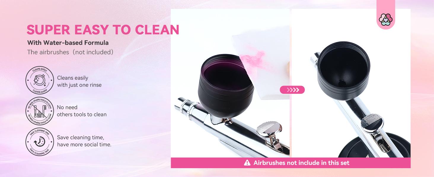 SAVILAND 12 Vitality Colors Airbrush Gel Nail Polish Set with Fine Mist for Color Spray - Nail Art Design Matte Nail Care Christmas Gift