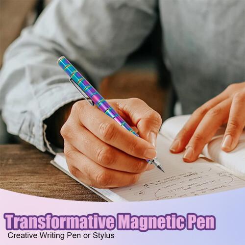 2026 Upgrade Version Stress Relief Pen for Boys & Girls Aged 8-12, Multifunctional Transformable Magnetic Pen, Perfect Gift for Teens & Adults