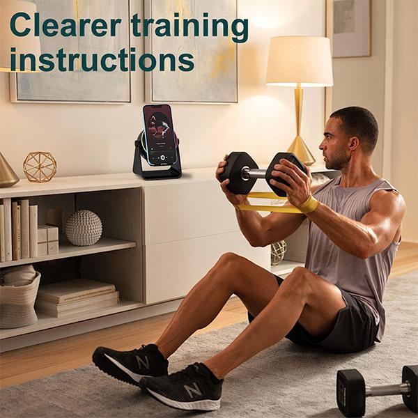 Dohelly 5 IN 1 Wireless Induction Audio Bluetooth Speaker, 360° Rotation Stand with LED, Universal Speaker Stands for Surround Sound&Charger,Portable Desktop Stand Gift for Home, Shower, Outdoors, Travel. Gifts for Men Women Dohelly 5 IN 1 Wireless Induction Audio Bluetooth Speaker, 360° Rotation Stand with LED, Universal Speaker Stands for Surround Sound&Charger,Portable Desktop Stand Gift for Home, Shower, Outdoors, Travel. Gifts for Men Women