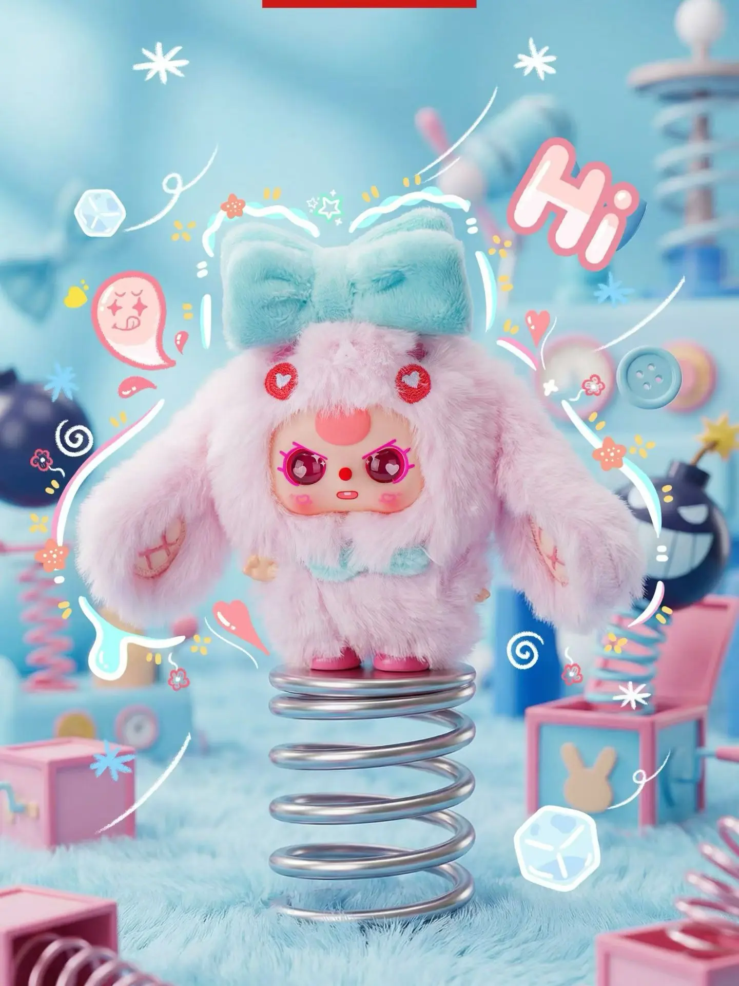 Ba.by T.hree -  W.eirdly Adorab.le Mini Plush
