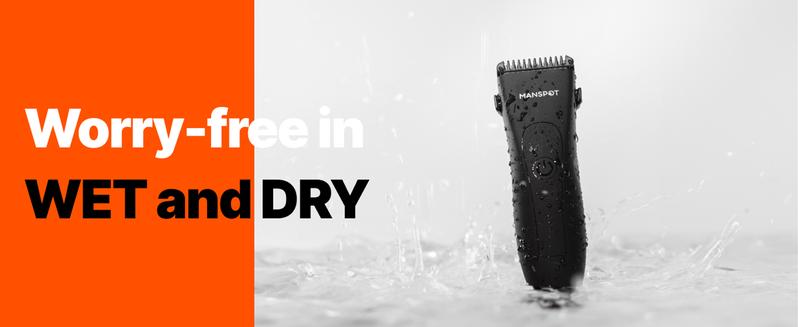 Manspot Premium Electric Body Hair Trimmer for Men - Waterproof Wet & Dry Groomer, Rechargeable Cordless Clippers for Chest Back Arms - Gym Ready Travel Friendly Green Trimmer with Comfort Design-dealsforyoudays