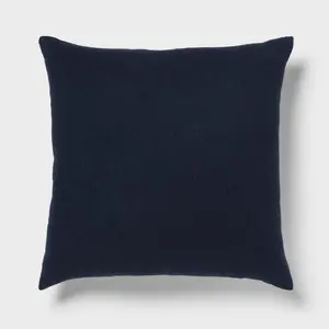 Euro Boucle Colorblock Decorative Pillow Dark Navy - Threshold