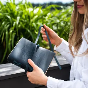 Tree of Life Leather Journal — Handmade Notebook for Faith, Prayer & Creativity