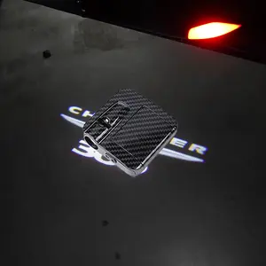 LED Car Door Welcome Light Projector Laser Logo Ghost Lamp for Chrysler 300 300C 300S 2005-2018 2018 2020 2021 2022 Accessories(Battery Not Included)