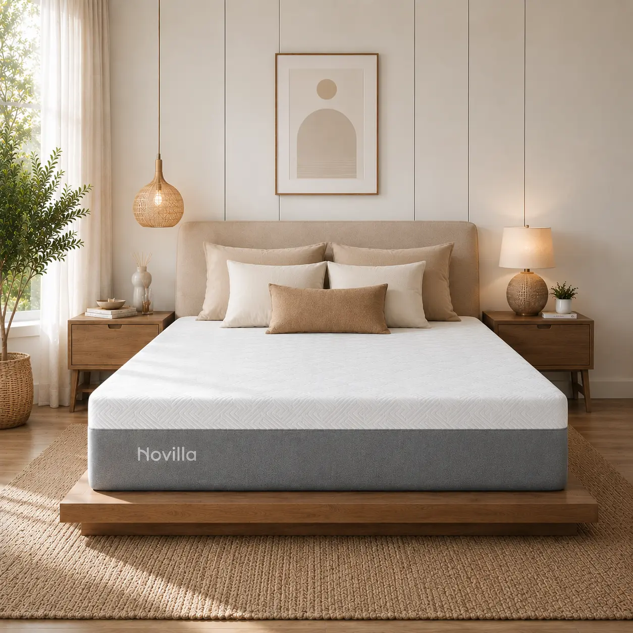 Cooling Gel Memory Foam Mattress&Fiberglass-Free - Medium Plush Feel with Motion Isolating, Bliss, King/Queen/Full/Twin, Egg Crate Design, 10/12 Inch ,Easy Maintenance Cooling Technology, queen size mattress,Back To SchoolBack To SchoolBack To School