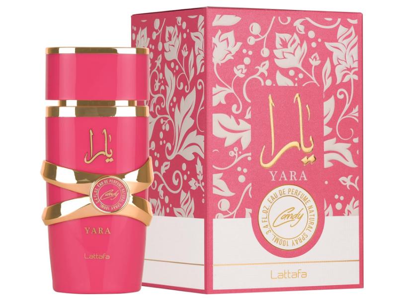 Lattafa Yara Candy for Women Eau de Parfum Spray, 3.4 Ounce / 100 ml - Sweet and Candy Aroma Fragrance