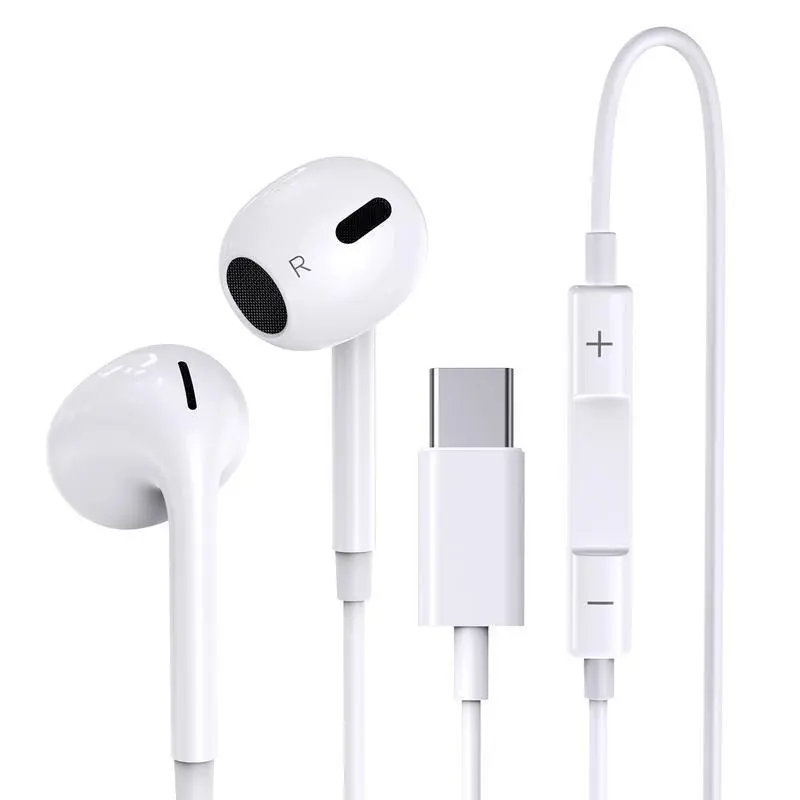 Wired In-Ear Headphones for Running - iPhone-Compatible Lightning Earbuds with USB-C Support, Compatible with iPhone 14,13,12,11 Pro Max,XR,8,7, Wired Earphones, Iphone-Compatible In-Ear Headphones