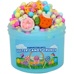 Easter Candy Crunch 8oz Slime Scented Candy Floam Texture