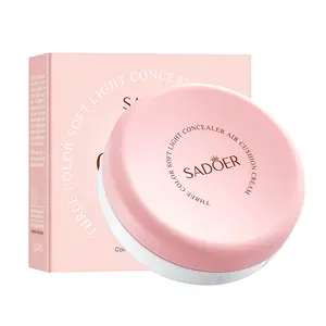 3-Color Concealer Air Cushion |BB Creamfoundation Tinted Moisturizer | Long-Lasting 12hmakeup | Hydrating Anti-Aging | Covers Poresbrightens Skin Tone Glass Skin Cushion | Soft Glamconcealer