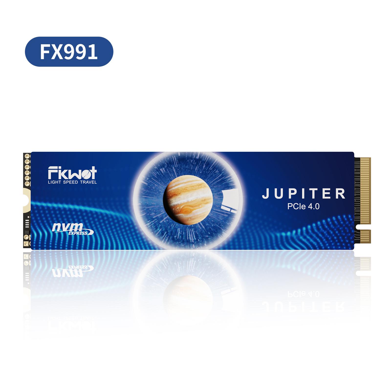 Fikwot FX991(Graphene Heat Dissipation Stickers)/FX910 (with Heatsink) M.2 SSD 1TB 2TB 4TB NVMe SSD M2 2280 PCIe Gen 4x4, Read Up to 7300MB/s, Internal Solid State Drive for PS5 Laptop Desktop 3D  NAND