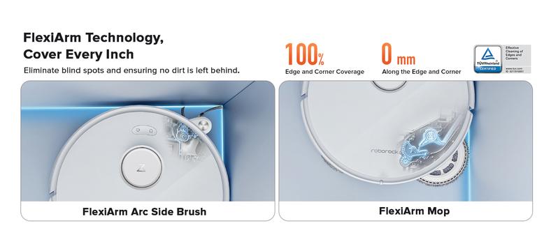 Roborock Qrevo Curv S5X Robot Vacuum and Mop, 17000Pa Suction, Zero-Tangling Design, FlexiArm Side Brush, Smart Obstacle Avoidance, Self-Washing & Drying & Emptying for Carpet, Pet Hair, Hard Floor #TikTokShopBlackFriday #TikTokShopCyberMonday