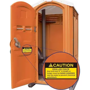 60 PCS Prank Stickers, Gag OSHA Law Stickers for Porta Potty Toilet Restroom, Funny Poop Stickers Decals Gifts for Adults Teens