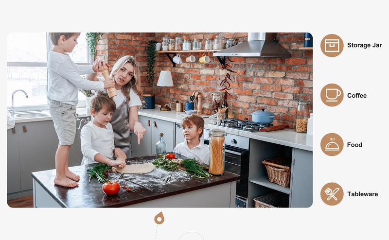 Walsunny 42'' Kitchen Island Cart Storage with Solid Wood Top - Plenty of Storage Space, Adjustable Shelf, Built-In Wheels - Cabinet, Organiser