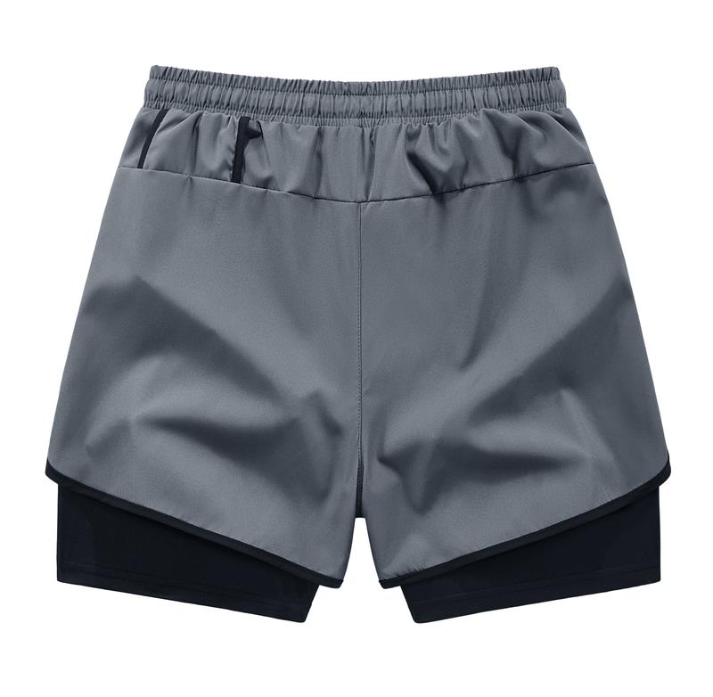 Newly upgraded, men's quick-drying sports shorts Pro, inner pocket design - elastic and comfortable fitness pants, men's summer outdoor sports shorts.fit