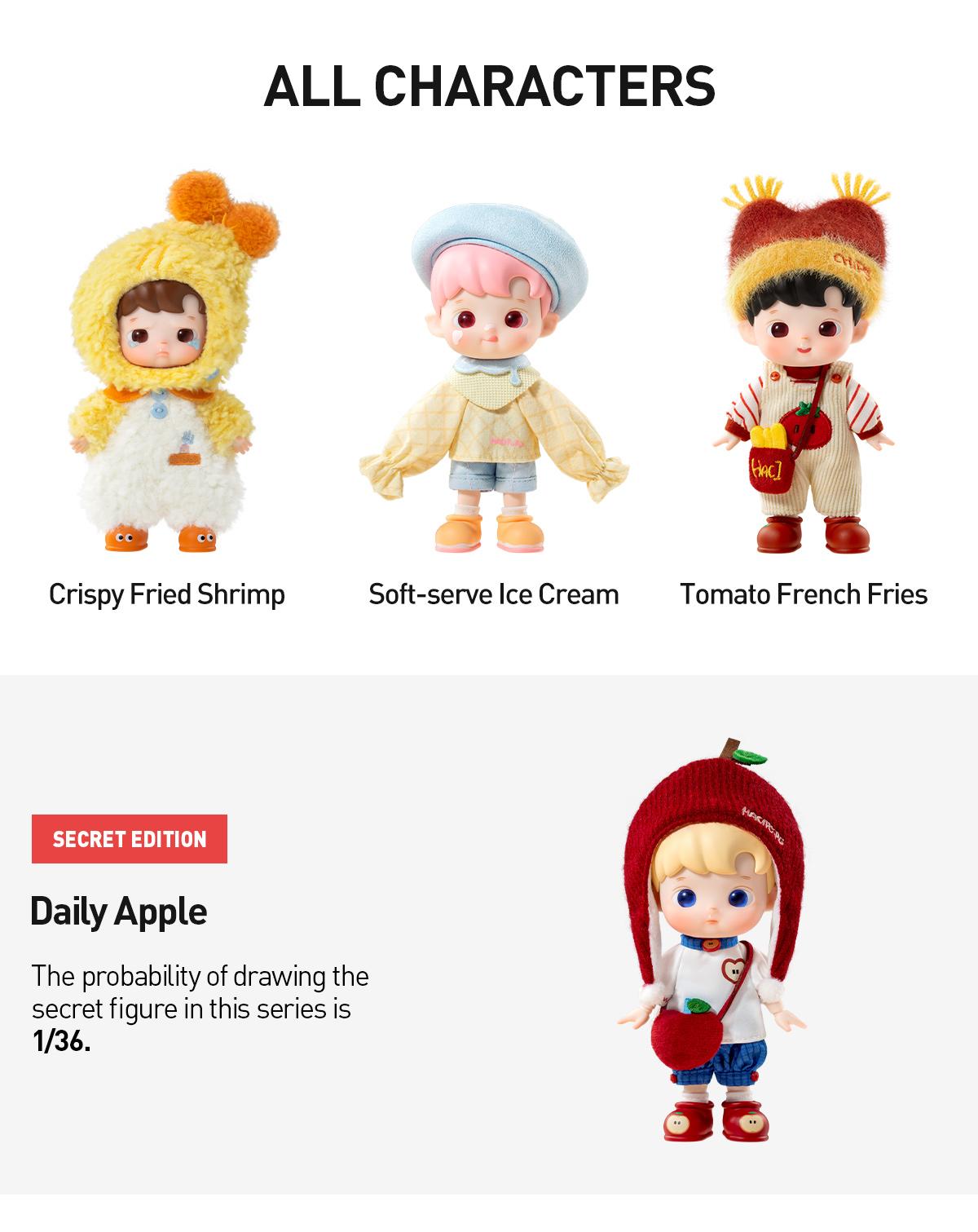 POP MART HACIPUPU Little Foodie Series 1/12 Action Figure