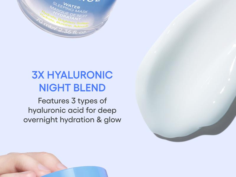 Laneige Water Sleeping Mask, Korean Skincare, Brightening, Hydrating Overnight Mask