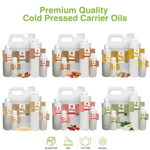 Carrier Oil Cold Pressed 100% Pure For Skin, Hair, DIY | Hazelnut | Sweet Almond | Shea Nut (Olein) | Sesame Seed | Rosehip | Neem