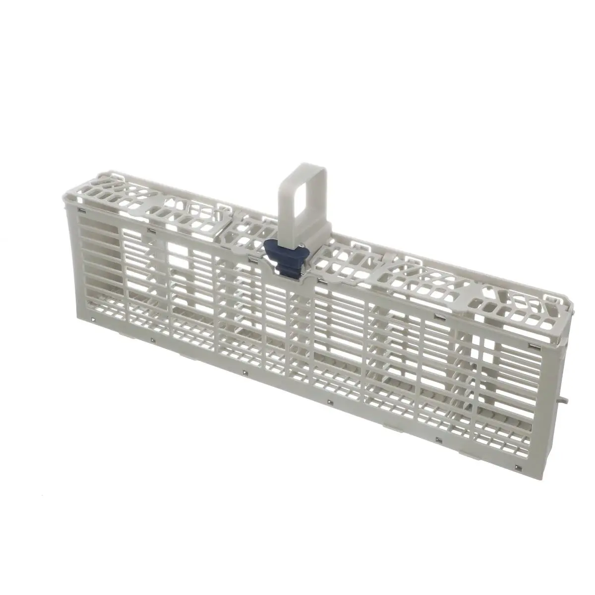 Genuine OEM Whirlpool W11158802 Durable Plastic Dishwasher Silverware Basket - Flip Tops, Snap-In Stable Easy-Install Organizer Rack, Genuine OEM Replacement Part, Enhances Equipment Performance, Multi-Brand Compatible Home Supply Accessory