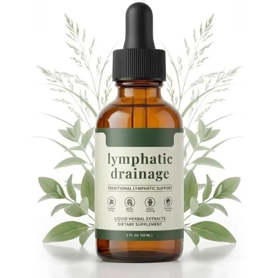 3pcs Lymphatic Drainage Drops，Organic Lymphatic Drainage Supplement, Boosts Immunity Vitality, Portable Dropper Design, Supports Lymphatic Health,2 Fl Oz，Healthcare Natural #SummerVibes