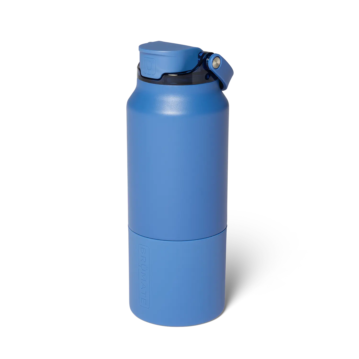 BrüMate Rise Stainless Steel Water Bottle with Covered SoftSip Straw and Carry Handle | 35oz, 25oz, 18oz Sizes | 100% Leakproof Insulated Water Bottle | Sip or Chug Modes | Silicone Sleeve Prevents Scratches and Dents