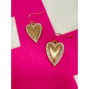 Heart Dangling Earrings Heart Dangling Earrings