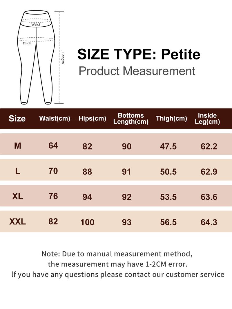 4pcs Women's High-Waisted Long Thickened Leggings with Fleece for Fitness Running Compression Pants with Pockets Butt Lift Tummy Control Slimming Yoga Pants Womenswear Bottom Basic Minimalist