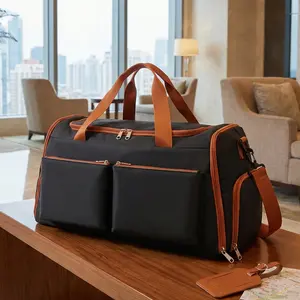 【MY】Travel Duffle Bag | 44L Large Capacity Weekender Bag with Garment Compartment, Waterproof & Breathable, TSA-Approved, Ideal for Gym, Yoga, Short Trips & Holiday Travel - MY5009