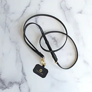 Leather Cross Body Strap with Tether - Final Sale