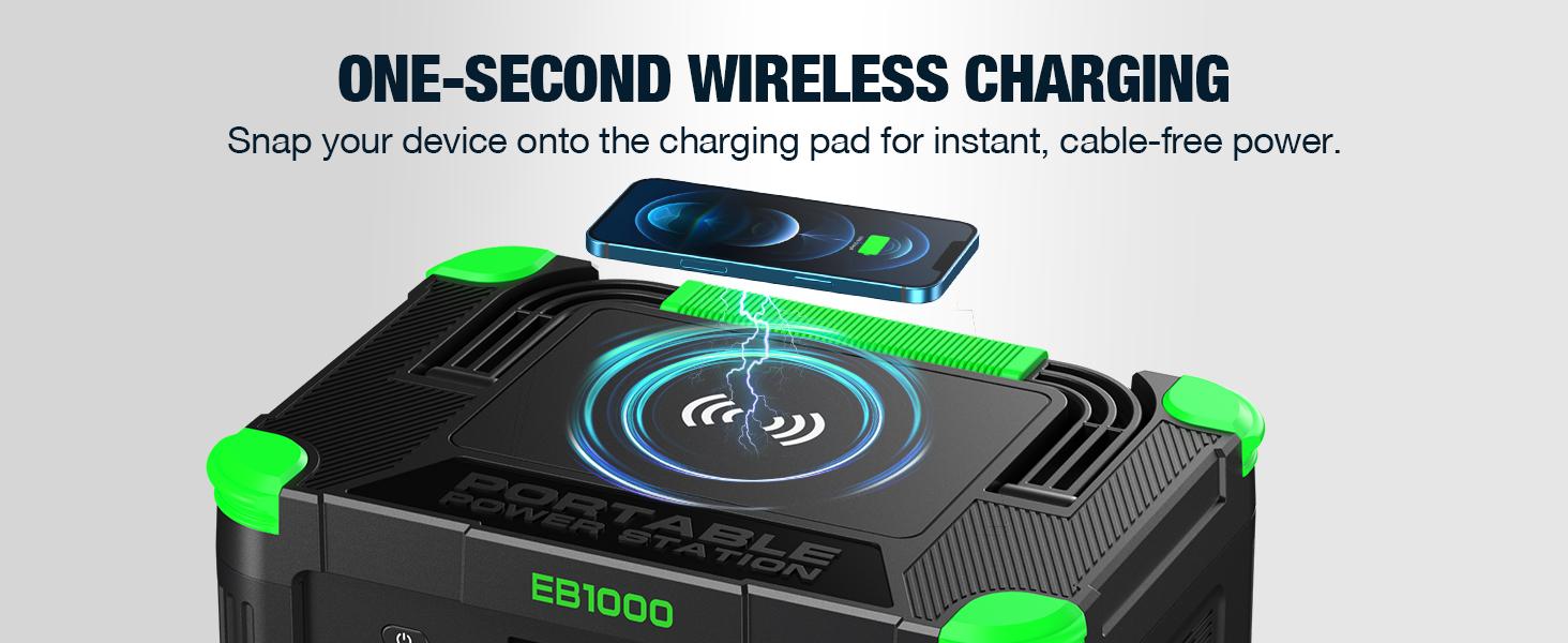 Outdoor Power Station: EBL1000W Solar Generator w/ 999Wh Battery | Powers Home Essentials & Camping Gear Outdoor Power Station: EBL1000W Solar Generator w/ 999Wh Battery | Powers Home Essentials & Camping Gear