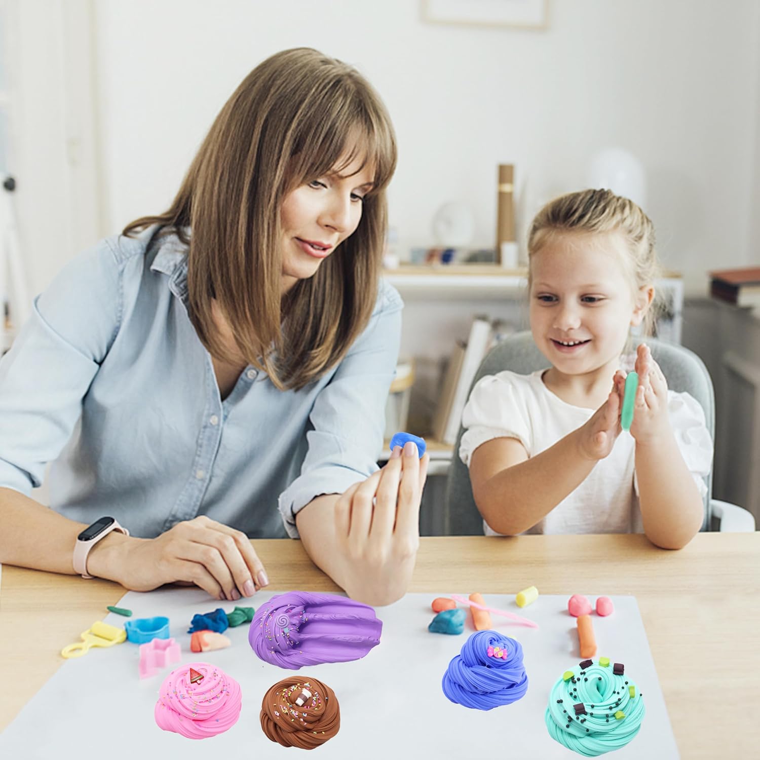 Butter Slime Kit 13/11 Pack, Kids Party Favors, Visual and Tactile Experience, Stress Relief Toy, Goody Bag Toys , Easter Gifts
