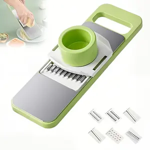 Stainless steel vegetable cutter – stainless steel;; easy to clean; space-saving; rustproof; waterproof; odor-resistant; durable; lightweight; heavy-duty