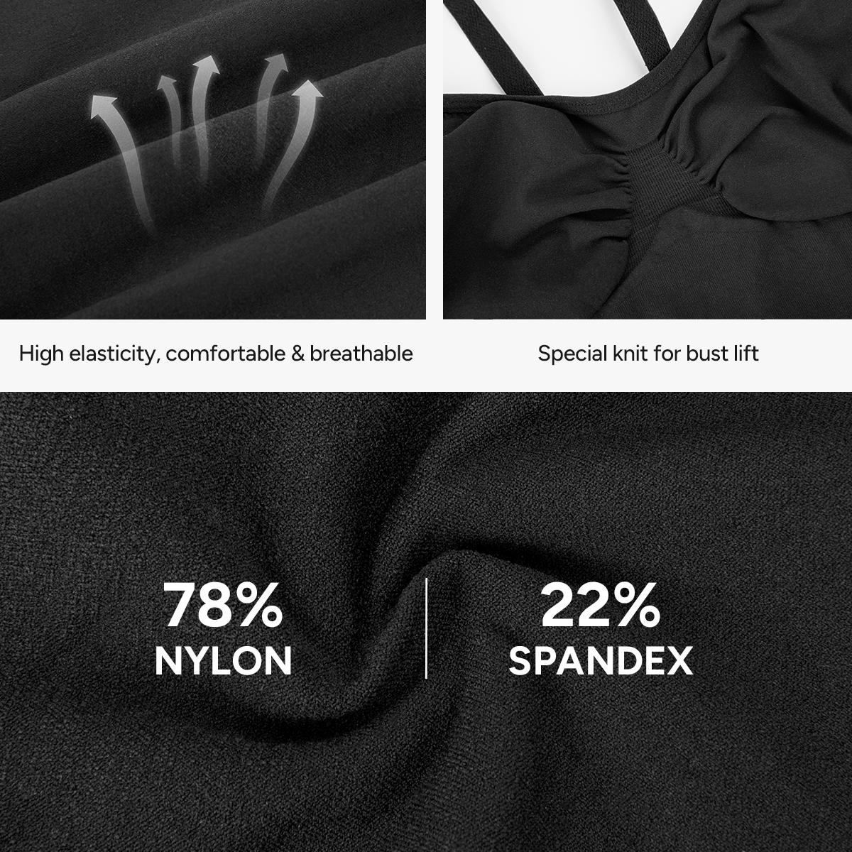 Nebility (Fabric Upgrade) Women's Shapewear Bodysuit - V-Neck Spaghetti Strap, Tummy Control & Hip Lift, Shockproof Basic Bodysuit Womenswear  Minimalist Vneck SpringStatements