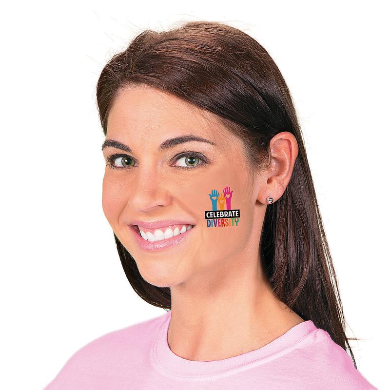 Bulk 72 Pc. Humankind & Diversity Temporary Tattoos - 72 Pc.