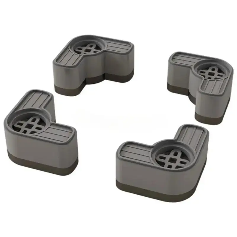 Set of 4 Appliance Stabilizer Mats to Prevent Washer Dryer Shaking and Skidding