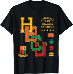 HBCU Apparel Historically Black Colleges Universities Grad T-Shirt for Graduates - Perfect Gift for Friends and Family