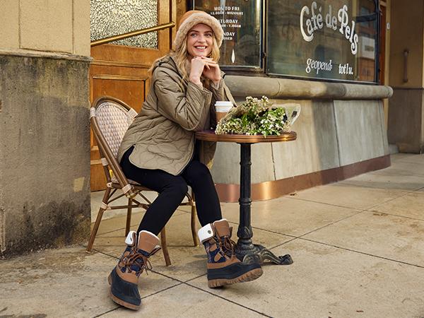 Dream Pairs Women's Water-resistant Snow Boots