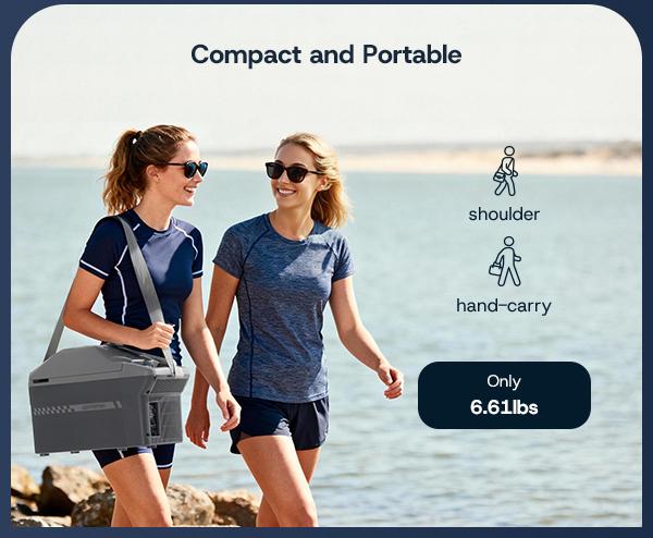 Upstreman car fridges 10QT/12QT Portable Electric Cooler & Warmer 12V Car Adapter Dual Cooling Heating Compact mini fridges with Shoulder Strap for Camping Travel Boat RV Refrigerator road trip AR09/AR11 Upstreman car fridges 10QT/12QT Portable Electric Cooler & Warmer 12V Car Adapter Dual Cooling Heating Compact mini fridges with Shoulder Strap for Camping Travel Boat RV Refrigerator road trip AR09/AR11