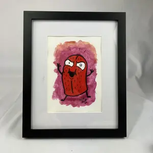 Original Watercolor Organ Character Paintings