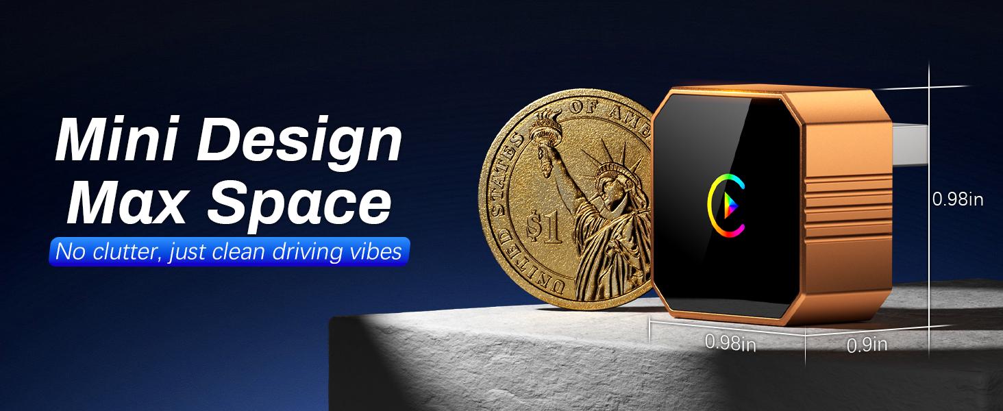 【Enhanced Version 2026】Aimoon Upgraded Version Mini Orange Cube Pro 3.0 Wireless CarPlay Adapter — For Cars 2017+, with Upgraded Chip & Instant Connect 【Enhanced Version 2026】Aimoon Upgraded Version Mini Orange Cube Pro 3.0 Wireless CarPlay Adapter — For Cars 2017+, with Upgraded Chip & Instant Connect