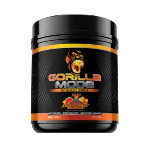 Gorilla Mode 2.0 Pre Workout Formula - 40 Servings of Pre-Workout Nutrition for Fitness and Muscle Support