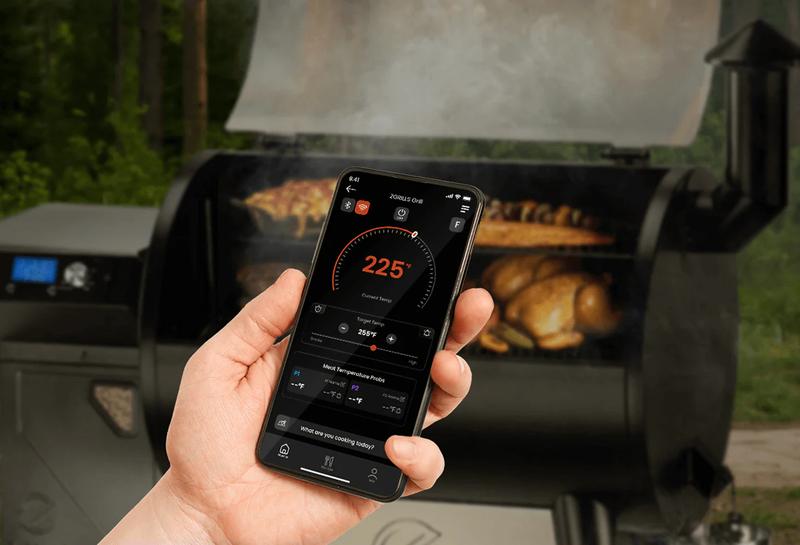 Z GRILLS 7002C2E-Wifi Wood Pellet Grill Smoker with PID 3.0 Controller, 697 Cooking Area, Meat Probes, Rain Cover for Outdoor BBQ