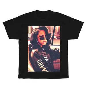 Vintage One In A Million Aaliyah Graphic Unisex Shirt, Bootleg Rap Design Shirt, Baby Girl Clothing, Rap Gift for Him Her Crewneck Menswear Top 👑