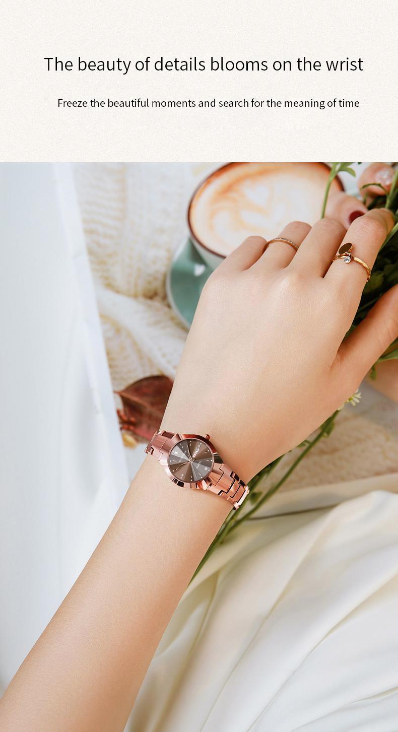 BOGEVNOR Women’s Watch, Ins-Style Minimalist Design, 2026 Valentine’s Day Gift, Water-Resistant, Luminous, Adjustable Strap, Elegant & Stylish — Perfect for Gifting