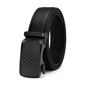 Men’s premium webbing automatic ratchet belt featuring a sleek carbon‑fiber‑patterned adjustable automatic buckle; a sturdy, versatile belt that effortlessly transitions from business to casual wear—an ideal gift choice for Valentine’s Day and Father’s Da