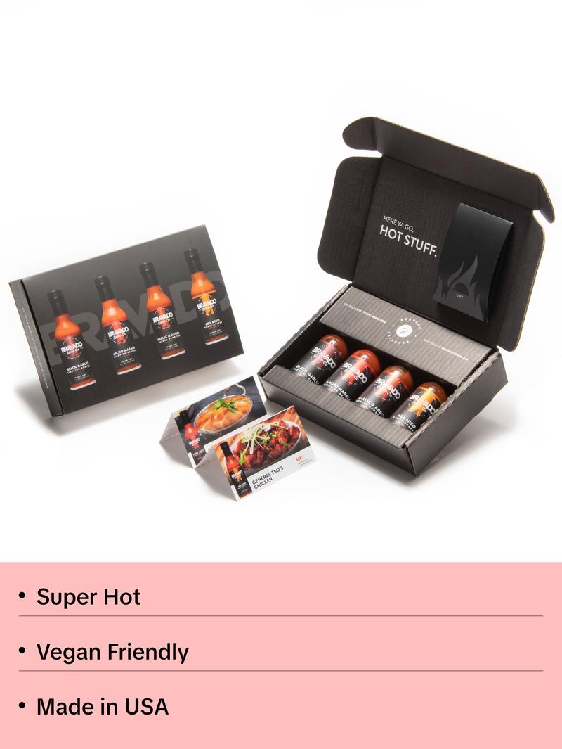 Bravado Super Hot Set - Featuring Garlic & Árbol Moruga Scorpion Hot Sauce