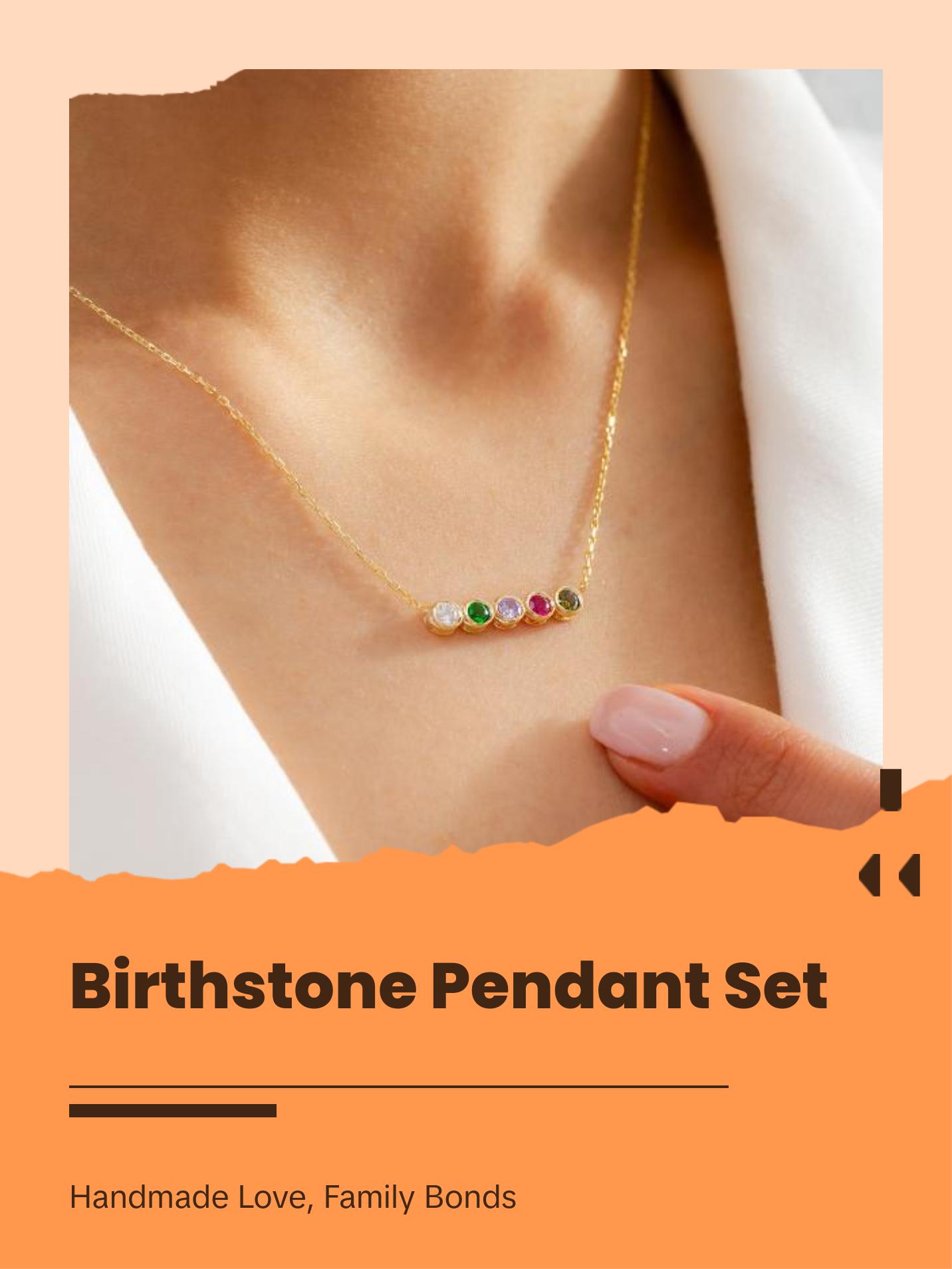 925 Sterling Silver Birthstone Necklace for Women, Birthstone Necklace for Mom, Mothers Day Gift, Dainty Necklace, Grandma Necklace, Birthstone Gifts, Gifts for Mothers Jewelry, Best Gift for Her